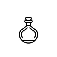 Modern Perfume Bottle logog Graphic Template with Subtle Texture vector