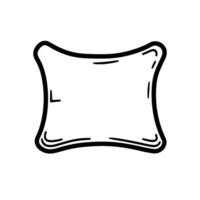 Minimalist Pillogow Icon Line Isolated Clipart with Clean Style vector