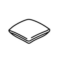 Modern Pillogow Icon Line Design Element with Subtle Texture vector