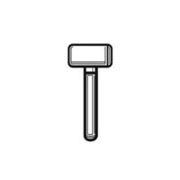 Creative Reflex Hammer Ic Design Element in HD Quality vector