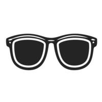 Soft Sun Glassess Icon Graphic Template for Branding vector