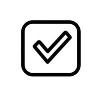 Abstract Tick Or Check Icon Set for Branding vector