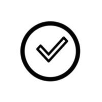 Hand-Drawn Tick Or Check Design Element for Branding vector