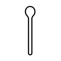 Creative Tongue Depressor Icon Set with Subtle Texture vector