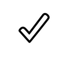Realistic Tick Or Check Illustration with Clean Style vector