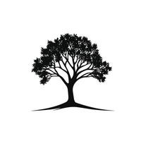 Abstract Tree logogo Line Illustration with Subtle Texture vector