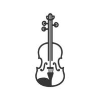 Soft Violin Icon Line Design Element in HD Quality vector