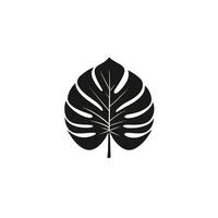 Creative Monstera Leaf logogo Illustration for Branding vector