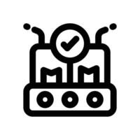 approve line icon. Clean and minimalist icon for websites and mobile apps. vector