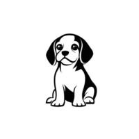 Soft Of Beagle Icon Set for Branding Logo vector