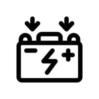energy storage line icon. Clean and minimalist icon for websites and mobile apps. vector