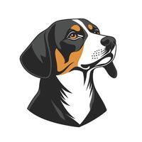 Minimalist Of Beagle Design Element for Branding vector