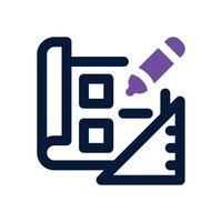 sketch dual tone icon. Sleek and modern icon for websites and mobile apps. vector