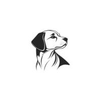 Soft Of Beagle Isolated Clipart for Branding vector