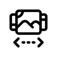 slider line icon. Clean and minimalist icon for websites and mobile apps. vector