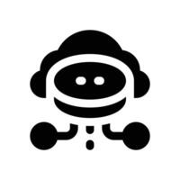 big data glyph icon. Strong and solid icon for websites, mobile interfaces, presentations, and visual branding. High quality and easy to edit. vector