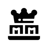 premium quality glyph icon. Strong and solid icon for websites and mobile apps. vector