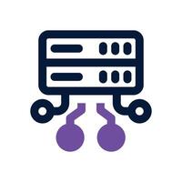 data structure dual tone icon. Sleek and modern icon for websites and mobile apps. vector