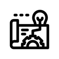 prototype line icon. Clean and minimalist icon for websites and mobile apps. vector