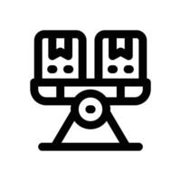 stable line icon. Clean and minimalist icon for websites and mobile apps. vector