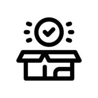 new product line icon. Clean and minimalist icon for websites and mobile apps. vector