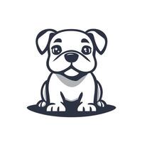 Elegant Of Bulldog Design Element in HD Quality vector
