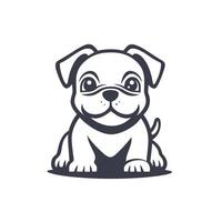 Soft Of Bulldog Icon Set in HD Quality vector