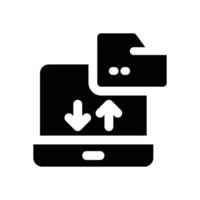 data governance glyph icon. Strong and solid icon for websites and mobile apps. vector