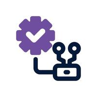 technology dual tone icon. Sleek and modern icon for websites, mobile apps, marketing materials, and corporate design. Fully scalable and ready to use. vector