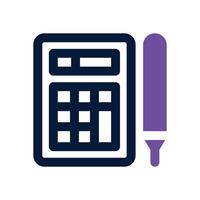 accountant dual tone icon. Sleek and modern icon for websites and mobile apps. vector