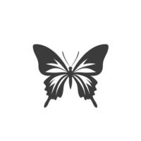Abstract Of Butterfly Design Element with Subtle Texture vector