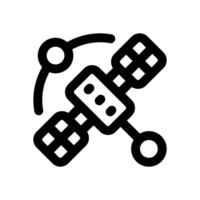satellite line icon. Clean and minimalist icon for websites and mobile apps. vector