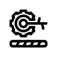 system control line icon. Clean and minimalist icon for websites and mobile apps. vector