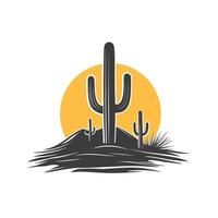 Realistic Of Cactus Icon Set for Branding vector