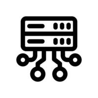 data structure line icon. Clean and minimalist icon for websites and mobile apps. vector