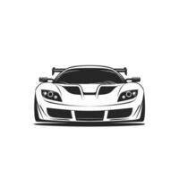 Elegant Of Car Design Element on White Background vector