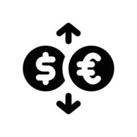currency glyph icon. Strong and solid icon for websites, mobile interfaces, presentations, and visual branding. High quality and easy to edit. vector
