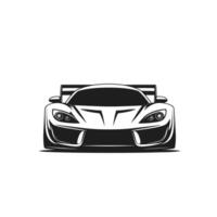 Modern Of Car Illustration on White Background vector