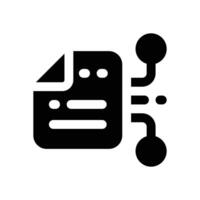 clasification glyph icon. Strong and solid icon for websites and mobile apps. vector
