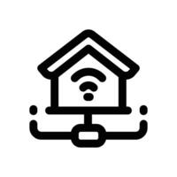 home network line icon. Clean and minimalist icon for websites and mobile apps. vector