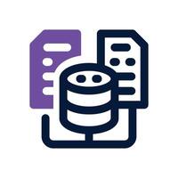 merge dual tone icon. Sleek and modern icon for websites and mobile apps. vector