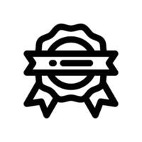 certified stamp line icon. Clean and minimalist icon for websites and mobile apps. vector