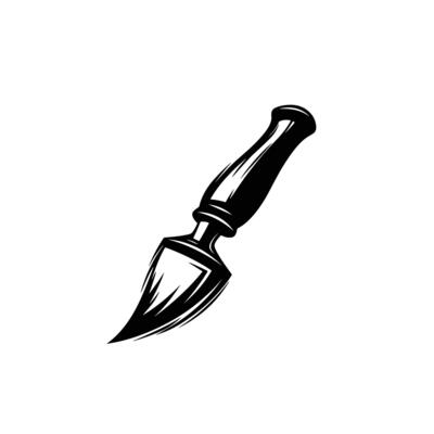 Elegant Of Chisel Design Element on White Background