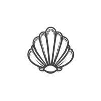 Elegant Of Clam Illustration for Branding vector