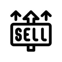 buy line icon. Clean and minimalist icon for websites and mobile apps. vector