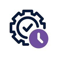 effective dual tone icon. Sleek and modern icon for websites and mobile apps. vector