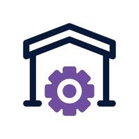 home control dual tone icon. Sleek and modern icon for websites and mobile apps. vector