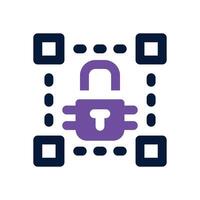 lock dual tone icon. Sleek and modern icon for websites, mobile apps, marketing materials, and corporate design. Fully scalable and ready to use. vector