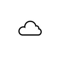 Modern Of Clogoud Illustration with Subtle Texture vector