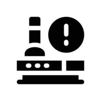 router glyph icon. Strong and solid icon for websites, mobile interfaces, presentations, and visual branding. High quality and easy to edit. vector